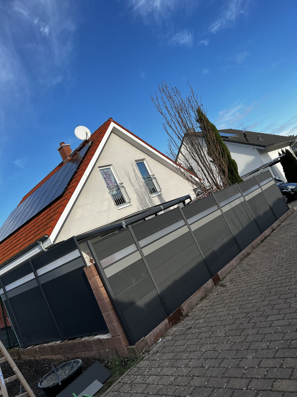 Terrassenüberdachung und Fassade